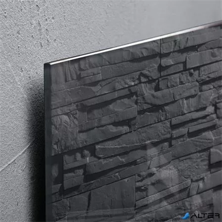 Mágneses üvegtábla, &nbsp;46x91 cm, SIGEL "Artverum® ", pala mintázat