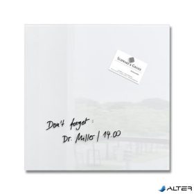   Mágneses üvegtábla, 30x30 cm, SIGEL 'Artverum® ', fehér