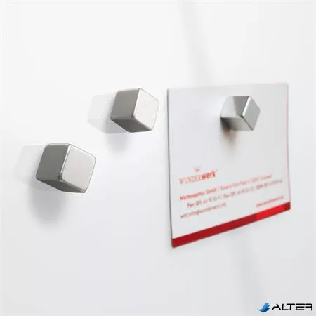 Mágneses üvegtábla, 30x30 cm, SIGEL 'Artverum® ', fehér