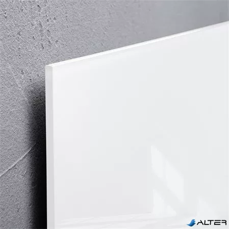 Mágneses üvegtábla, 100x100 cm, SIGEL "Artverum® ", fehér