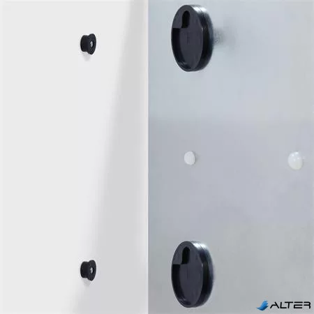 Mágneses üvegtábla, 120x90 cm, SIGEL 'Artverum® ' fehér