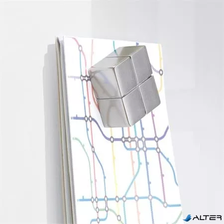 Mágneses üvegtábla, 150x100 cm, SIGEL " Artverum®", fehér