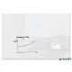 Mágneses üvegtábla, 120x180 cm, SIGEL 'Artverum® ', fehér