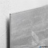 Mágneses üvegtábla, 130x55 cm, "Artverum® " , beton mintázat