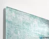 Mágneses üvegtábla, 91x46x1,5 cm, SIGEL 'Artverum® ', türkizkék fal mintázat, matt