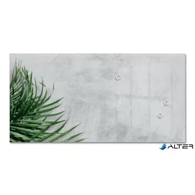   Mágneses üvegtábla, 91x46x1,5 cm, SIGEL "Artverum® ", növény mintázat