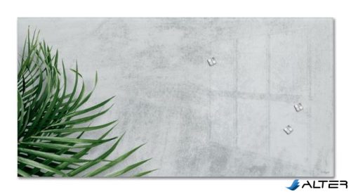 Mágneses üvegtábla, 91x46x1,5 cm, SIGEL "Artverum® ", növény mintázat