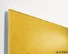Mágneses üvegtábla, 48x48x1,5 cm, SIGEL 'Artverum® ', sárga struktúrált minta, matt