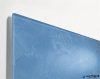 Mágneses üvegtábla, 48x48x1,5 cm, SIGEL 'Artverum® ', kék struktúrált minta, matt