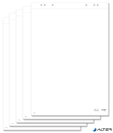 Flipchart papír, sima, 68x99 cm, 5x20 lap, SIGEL