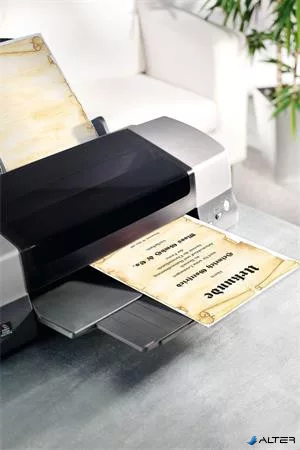 Előnyomott papír, A4, 90 g, SIGEL 'Oklevél Pergamen'