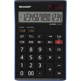   Számológép, asztali, 14 számjegy, SHARP "EL-145TBL"