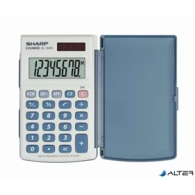   Zsebszámológép, 8 számjegy, fedeles, SHARP 'EL-243S'