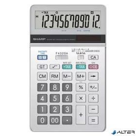  Számológép, asztali, 12 számjegy, SHARP "EL-342DT"