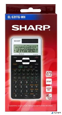 Számológép, tudományos, 273 funkció, SHARP 'EL-531', fehér