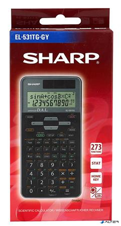 Számológép, tudományos, 273 funkció, SHARP 'EL-531', szürke
