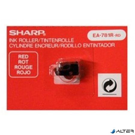 Festékhenger számológépekhez EL-1801E/C, EL2195L, EL-2901E/C típusokhoz, SHARP, piros