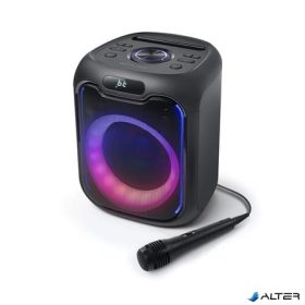   Hangszóró, Bluetooth, mikrofonnal, LED fényekkel, 150W, MUSE "M-1803DJ", fekete