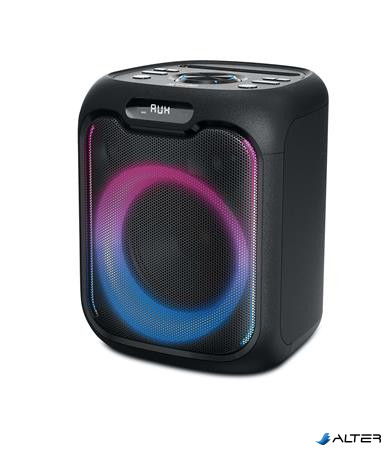 Hangszóró, Bluetooth, mikrofonnal, LED fényekkel, 150W, MUSE "M-1803DJ", fekete