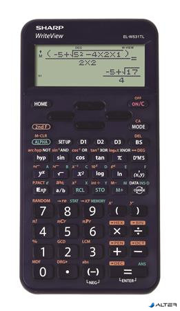 Számológép, tudományos, 420 funkció, SHARP "EL-W531TL", kék