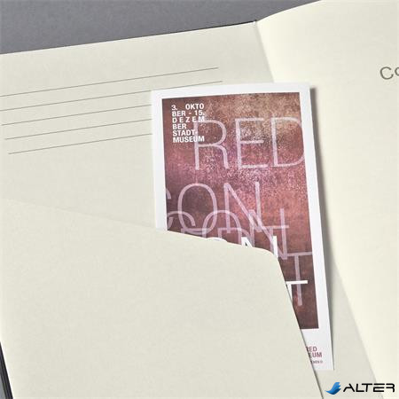 Naptár, A6, heti, 2026, puha borító, SIGEL 'Conceptum', éjkék