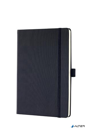 Jegyzetfüzet, exkluzív, A5, vonalas, 97 lap, keményfedeles, SIGEL "Conceptum", fekete