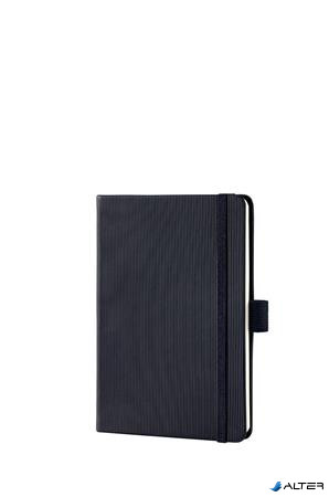 Jegyzetfüzet, exkluzív, A6, vonalas, 97 lap, keményfedeles, SIGEL "Conceptum", fekete