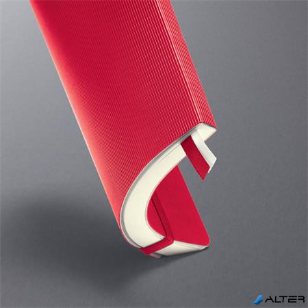 Jegyzetfüzet, exkluzív, A5, vonalas, 97 lap, puhafedeles, SIGEL 'Conceptum', piros