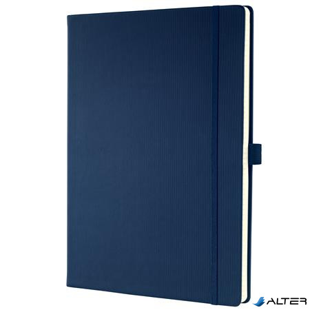 Jegyzetfüzet, exkluzív, A4, kockás, 97 lap, keményfedeles, SIGEL 'Conceptum', éjkék