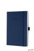 Jegyzetfüzet, exkluzív, A5, vonalas, 97 lap, keményfedeles, SIGEL 'Conceptum', éjkék