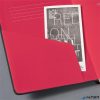 Jegyzetfüzet, exkluzív, A4, kockás, 97 lap, keményfedeles, SIGEL 'Conceptum Red Edition', fekete-piros