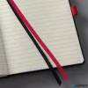 Jegyzetfüzet, exkluzív, A4, vonalas, 97 lap, keményfedeles, SIGEL 'Conceptum Red Edition', fekete-piros