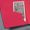 Jegyzetfüzet, exkluzív, A4, vonalas, 97 lap, keményfedeles, SIGEL 'Conceptum Red Edition', fekete-piros