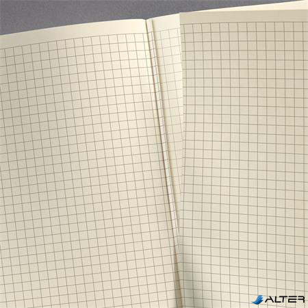 Jegyzetfüzet, exkluzív, A5, kockás, 97 lap, keményfedeles, SIGEL 'Conceptum Red Edition', fekete-piros