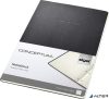 Füzet, exkluzív, A4, vonalas, 60 lap, keményfedeles, SIGEL "Conceptum", fekete