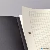 Füzet, exkluzív, A5, kockás, 60 lap, keményfedeles, SIGEL "Conceptum", fekete