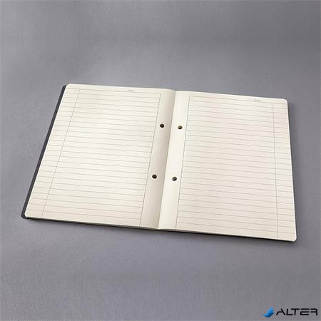 Füzet, exkluzív, A5, vonalas, 60 lap, keményfedeles, SIGEL "Conceptum", fekete