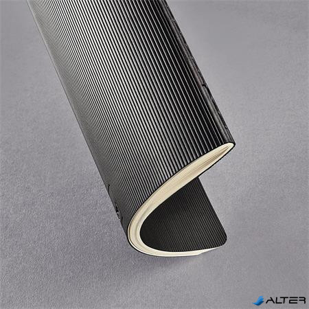 Füzet, exkluzív, A5, vonalas, 32 lap, puhafedeles, SIGEL "Conceptum", fekete