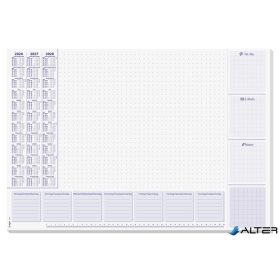   Könyökalátét, 595x410 mm, 3 éves és heti tervezővel, SIGEL