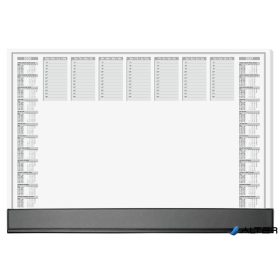   Könyökalátét, 595x410 mm, 2 éves és heti tervezővel, szamárfülvédővel, SIGEL "Office"