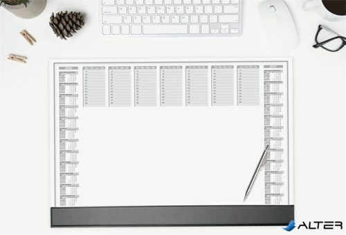 Könyökalátét, 595x410 mm, 2 éves és heti tervezővel, szamárfülvédővel, SIGEL "Office"