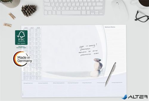 Könyökalátét, 595x410 mm, 3 éves és heti tervezővel, SIGEL "Harmony"