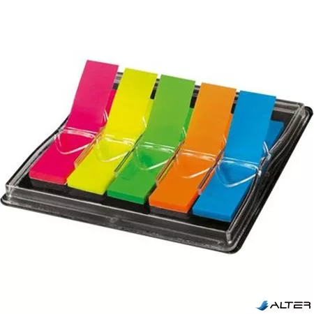 Jelölőcímke, műanyag, "Z", 5x40 lap, 12x45mm, SIGEL, vegyes szín