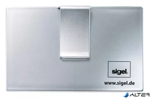 Jelölőcímke, műanyag, 5x25 lap, 12x50 mm, klippel, SIGEL 'Clip', vegyes szín