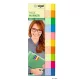 Jelölőcímke, papír, 10x50 lap, 15x50 mm, SIGEL "Multicolor", vegyes szín