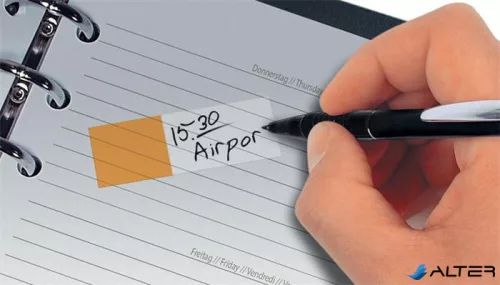 Jelölőcímke, műanyag, 10x50 lap, 44x12,5 mm, SIGEL, vegyes színek