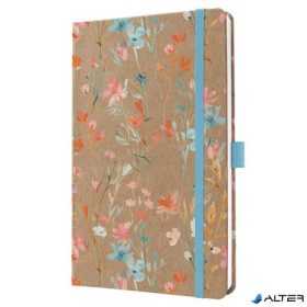   Naptár, A5, heti, 2026, kemény borító, SIGEL 'Jolie', Green Floral Serenity