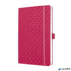   Jegyzetfüzet, exkluzív, 135x203 mm, vonalas, 87 lap, keményfedeles, SIGEL "Jolie", fukszia