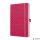 Jegyzetfüzet, exkluzív, 135x203 mm, vonalas, 87 lap, keményfedeles, SIGEL "Jolie", fukszia