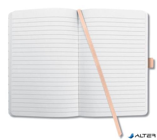 Jegyzetfüzet, exkluzív, 135x203 mm, vonalas, 87 lap, keményfedeles, SIGEL "Jolie", Rose Love